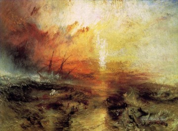  bord Kunst - Slavers über Bord den Tod werfen und Landschaft Turner stirbt